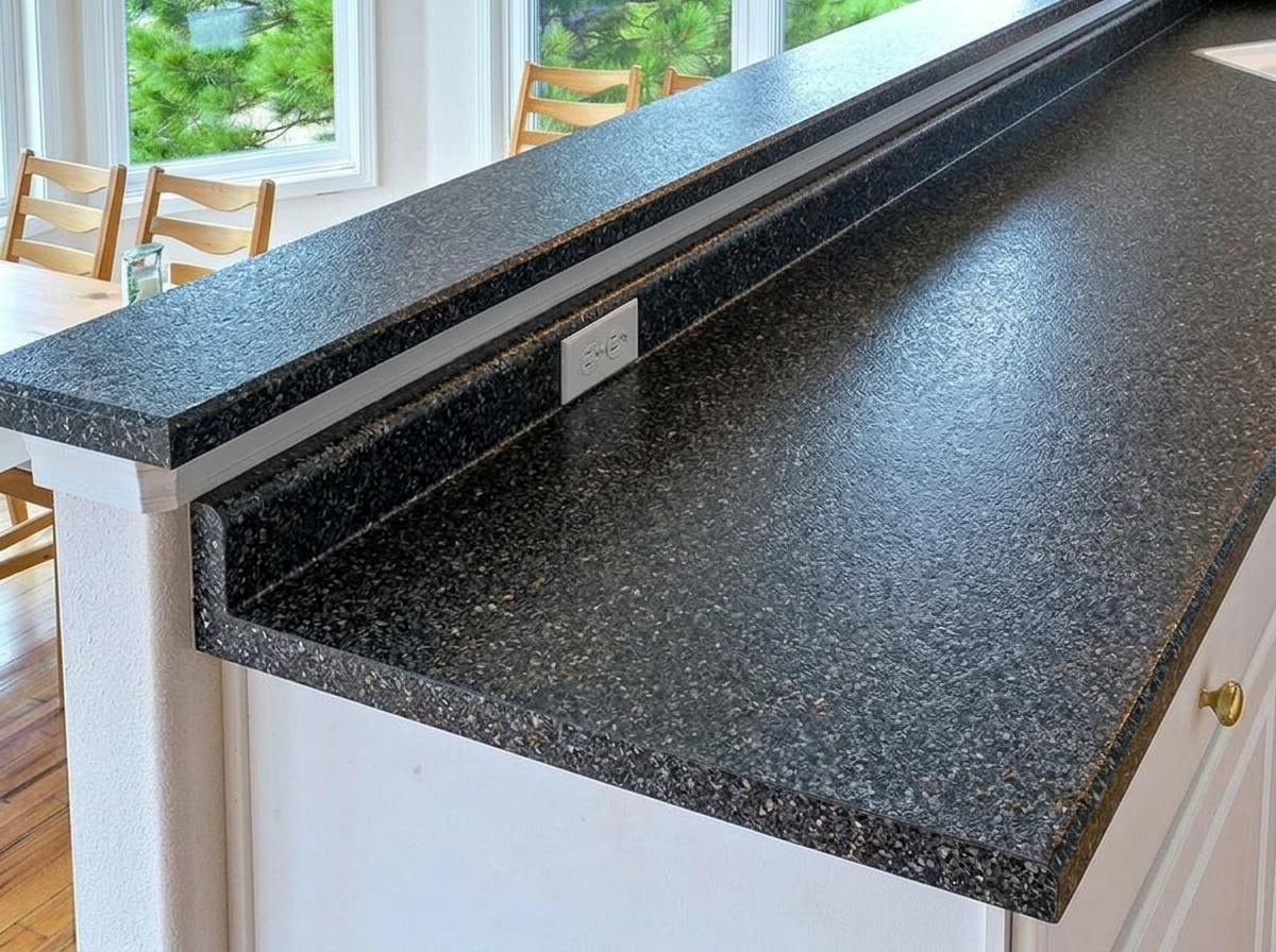 countertop refinished after