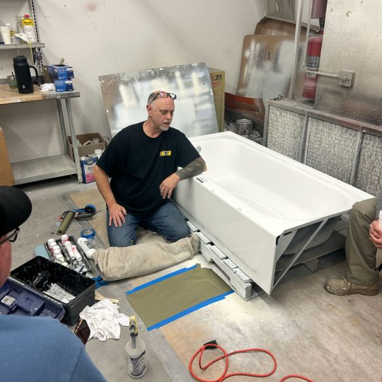 George Piccot teaching TopKote Refinishing class